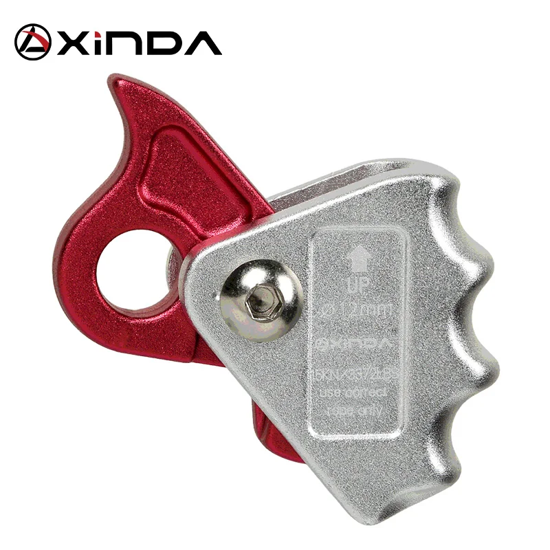 XINDA 15KN Outdoor Mountaineering Rock Climbing Rope Clamp Grab Protecta with Eye For 10mm-12mm Rope