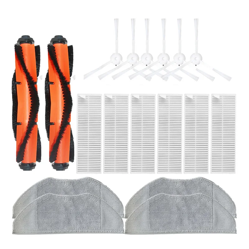 Kit di ricambio per Xiaomi Mijia G1 MJSTG1 aspirapolvere parti spazzola laterale panno Mop filtro HEPA rullo spazzola accessori straccio