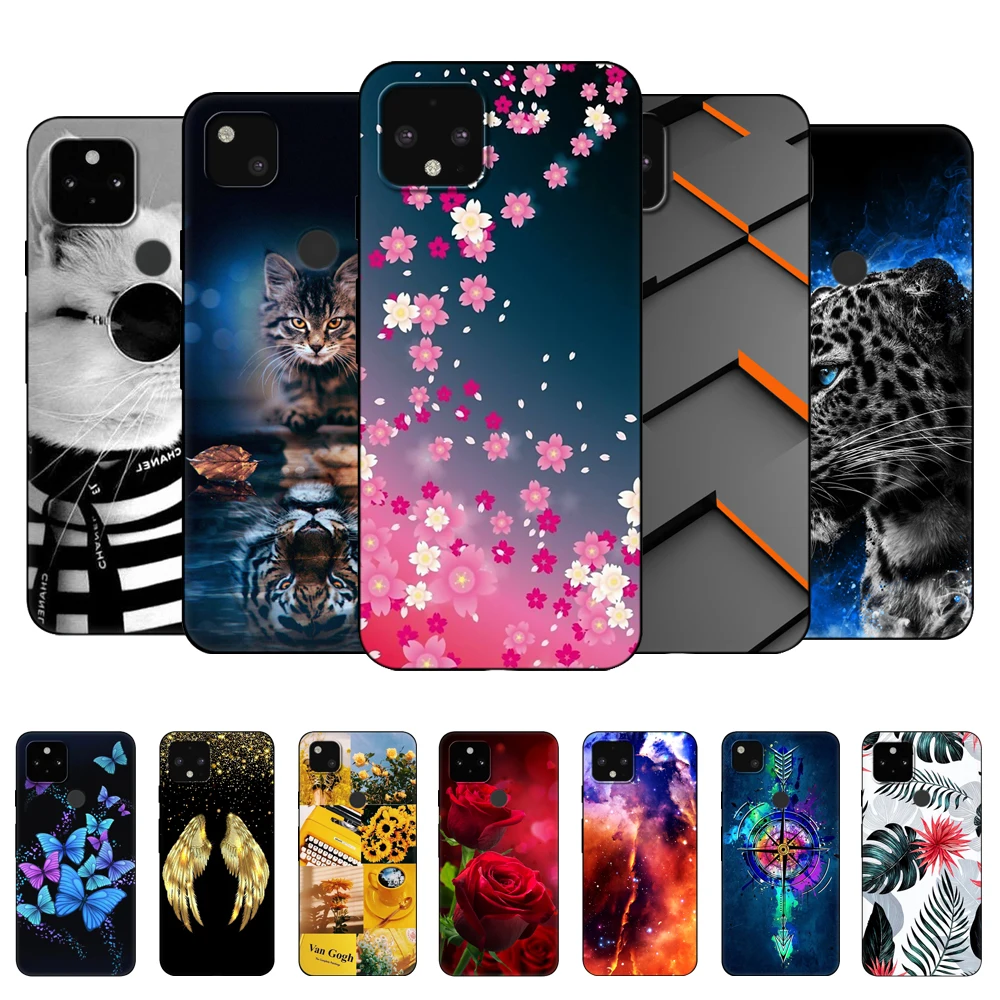 For Google Pixel 4 Case For Google Pixel 4A 4G 5G Back Phone Cover For Google Pixel 4 XL Case Pixel4 4 a 4XL Bag black tpu case