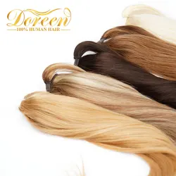 Zomer Kapsel Clip In Paardenstaart Hair Extensions Braziliaanse Machine Remy 100% Real Natural Human Hair Wrap Pony Stukken 14 Te 24