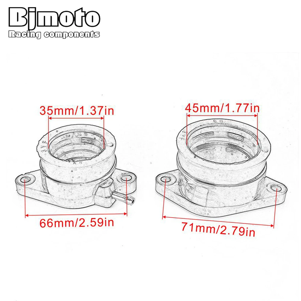 3YF-13586-00 Motorcycle Carburetor Adapter Inlet Intake Pipe For Yamaha XTZ660 XTZ 660 Tenere 1991-1994 SZR660 SZR 660 1995-1998