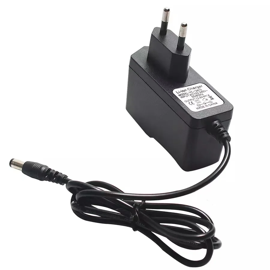 DC 8.4V 0.3A 0.5A 0.8A 1A 2A Power Adapter แหล่งจ่ายไฟทนทาน100-240V 2S แบตเตอรี่ลิเธียมชาร์จ DC 5.5*2.5มม.(2.1มม.)