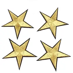 10pcs 7cm Iron On Star Stickers Embroidery Clothes Stars Patches Sewing Appliques DIY Jeans Coats Shoes Hats Badge