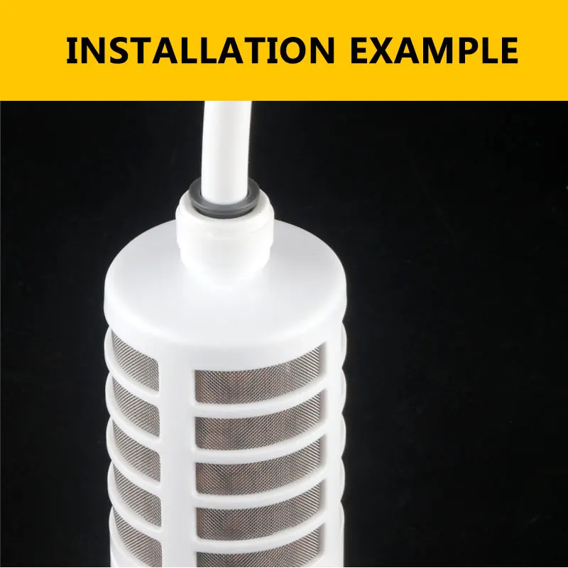 Трубчатый фильтр с наружным диаметром 3/8 дюйма, специальный сельскохозяйственный очиститель, сельская самовсасывающая машина с сетчатым соединением, быстрый соединитель, фитинги для воды