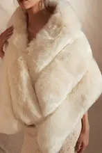 Winter Bridal Faux Fur Bolero #6