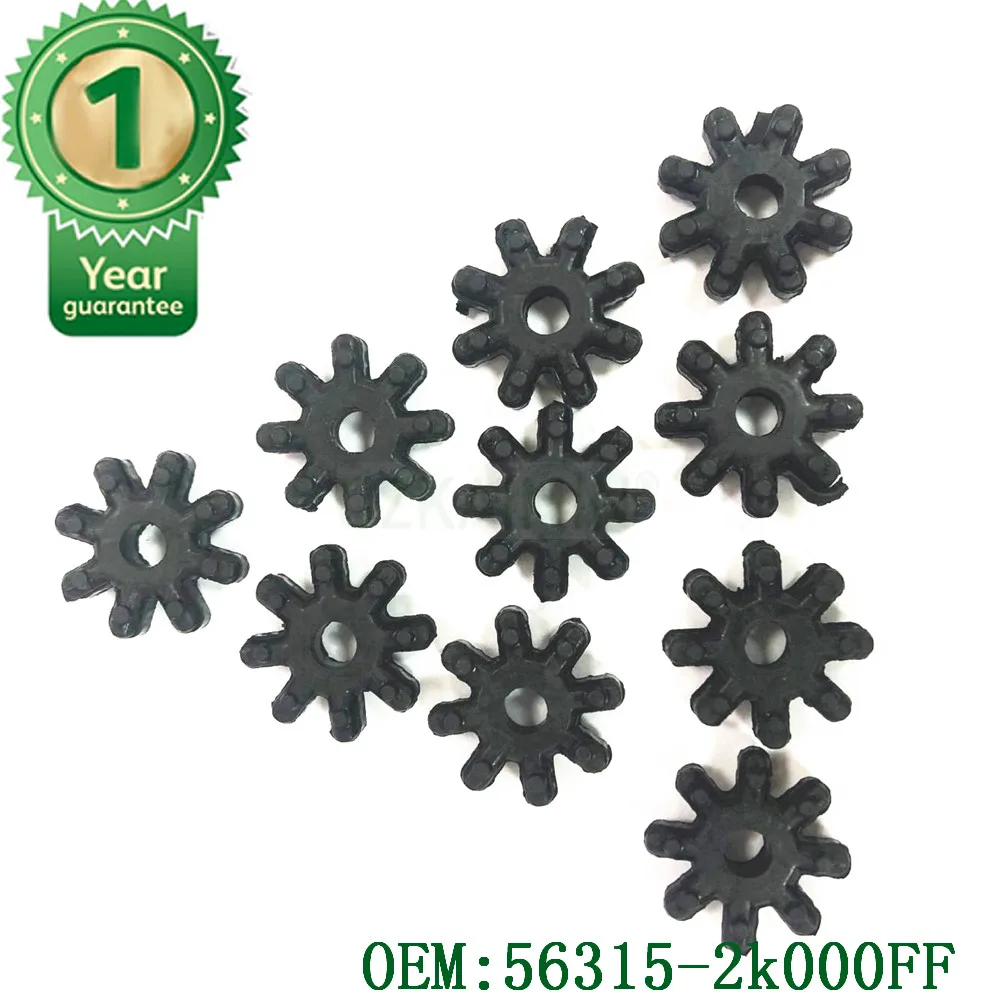 

10 шт. для HYUNDAI KIA OEM 56315-2K000FF 563152K000FF, шестерня рулевой муфты, промежуточный рычаг рулевой колонки, втулка, зажим муфты