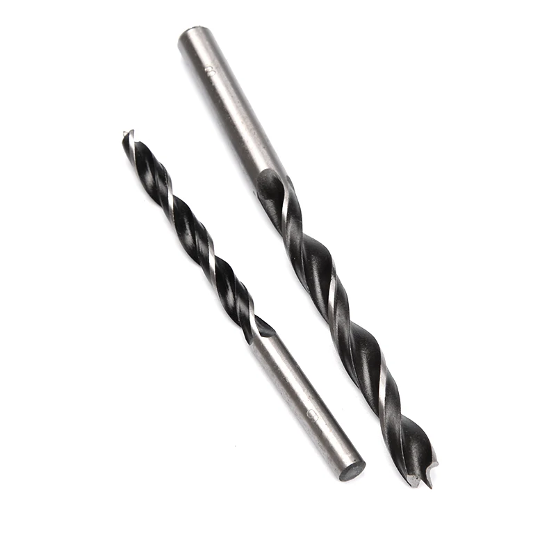 Imagem -04 - Carpintaria Twist Drill Bit Grupo Brad Point Round Shank Aço Carbono Ferramentas de Perfuração para Gabinete de Madeira Mm10 mm Pcs