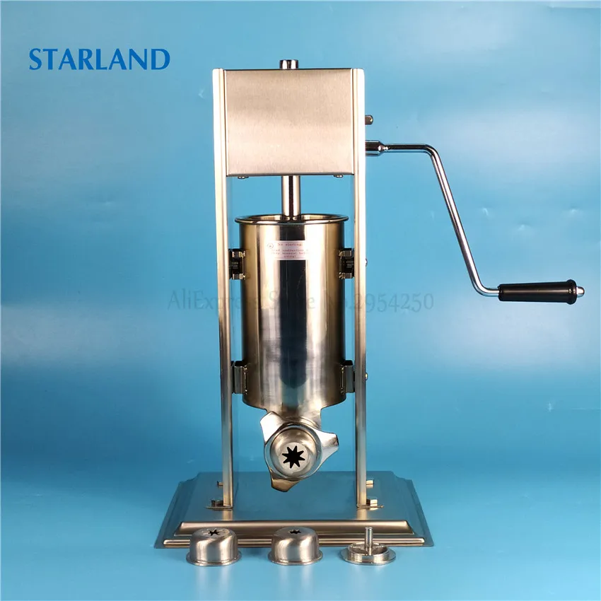 Manual 2L Spain Churros Maker Food Grade Stainless Steel Flour Extruder Machine Latin Fruit Maker Capacity