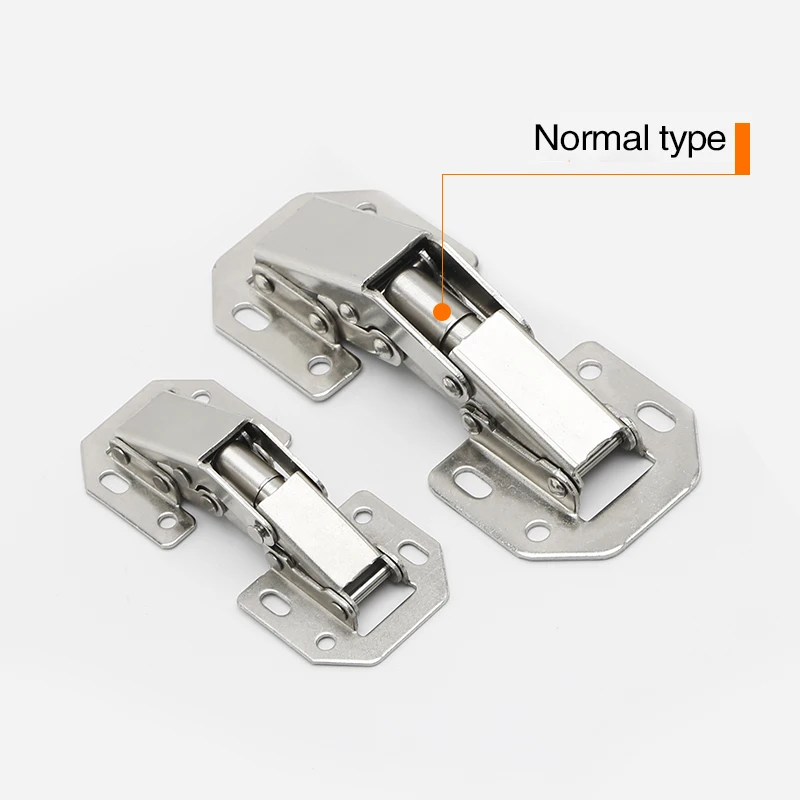 90Degree3-4Inch Not Drilling Hole Cabinet Hinge Cabinet door soft closing hinge Hydraulic buffer hinge Furniture hardware