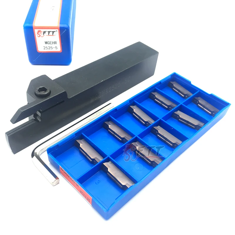 Imagem -04 - Suporte para Torneamento 10 Peças Mgmn500 m Yc1125 Mgehr Corte e Ranhuramento Inserções de Carboneto Torno Cnc de Alta Qualidade Giro