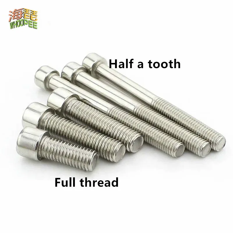 M8 M10 M12 201 Stainless Steel Screws Allen Hex Socket Head Screw Bolt Fastener