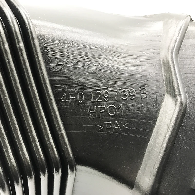 4F0129739B لأودي A6 C6 2.4 2.8 2005-2011 أنبوب مجعد من مداخل تهوية الأنابيب من السيارات فلتر الهواء الأنابيب 4F0 129 739B