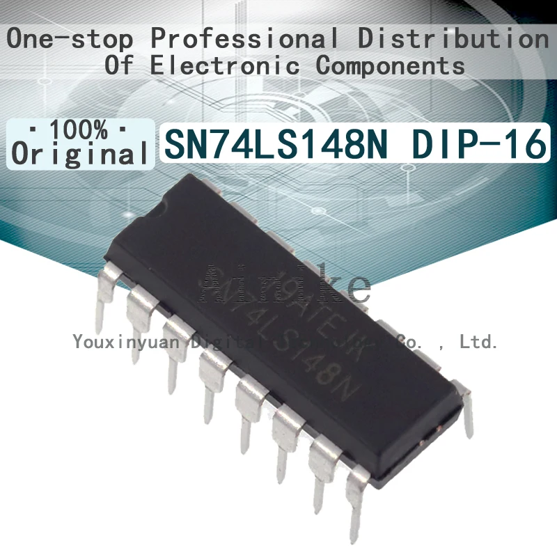 

10/шт новый оригинальный SN74LS148N DIP-16 HD74LS148P логический приоритет IC-чип кодировщика