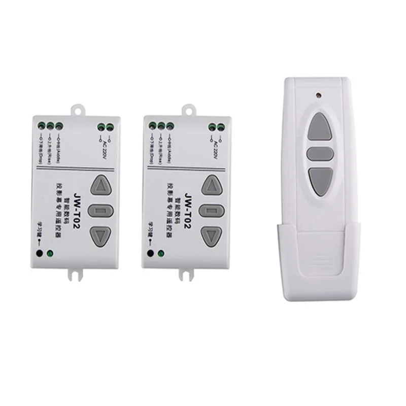 AC 220V Motor Remote Controller Wireless Remote Control Switch UP Down Stop Tubular Motor Controller Motor Forward Reverse TX RX