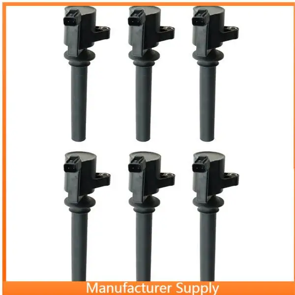 

DG51 DG53 6PCS IGNITION COIL T1105F DG500 FD502 FOR Ford Escape FIVE HUNDRED Mazda Mercury 3.0L V6 TRIBUTE COUGAR 1L8E12A366A