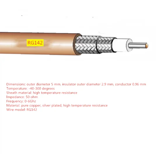 RG142 Cable Mini UHF Male To UHF SO239 PL259 Male Plug Adapter 50ohm  Straight Extension Coax RG142 Jumper cable