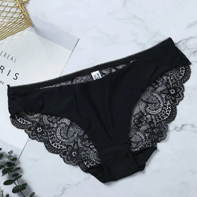 Lace Panties Female Underpants Sexy Panties For Women Briefs Underwear Comfortable Ladies Pantys Lingerie 13 Solid Color