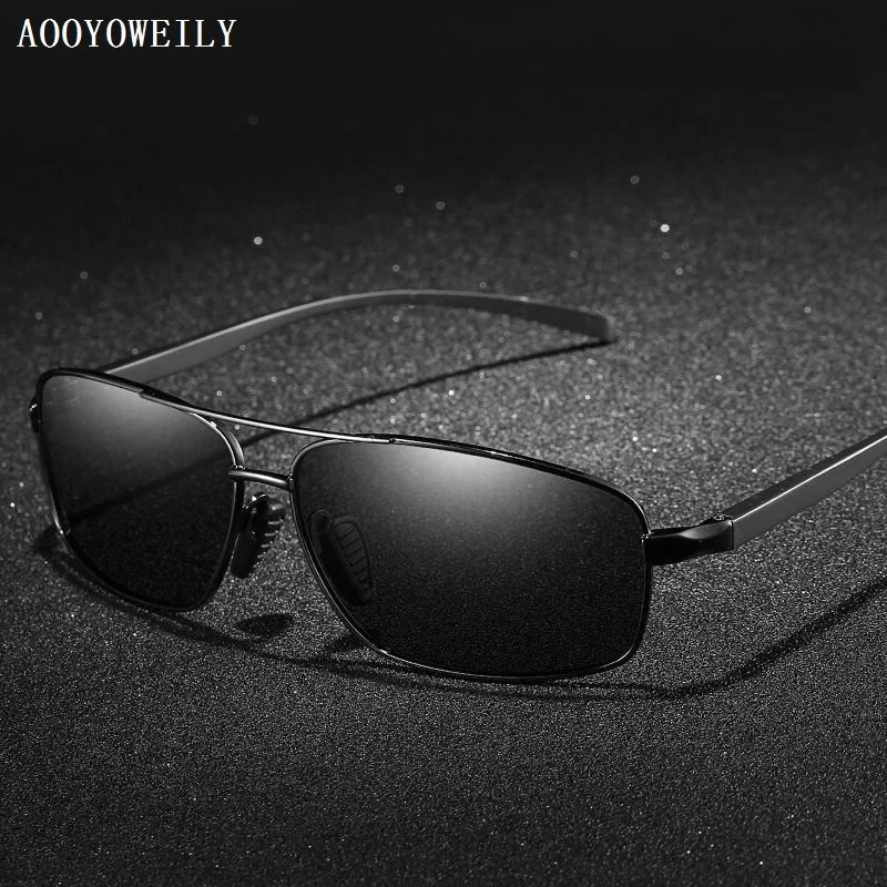 Classic Driving Polarized Sunglasses Men Brand Designer Fishing Sun Glasses For Man Luxury Metal Eyewear Oculos Gafas UV400