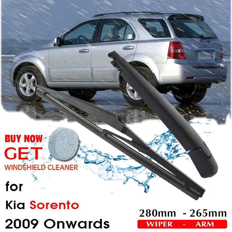 

BROSHOO Car Rear Wiper Blades Back Windscreen Wiper Arm For KIA Sorento Hatchback (2009 Onwards) 280mm,Windshield Auto Styling