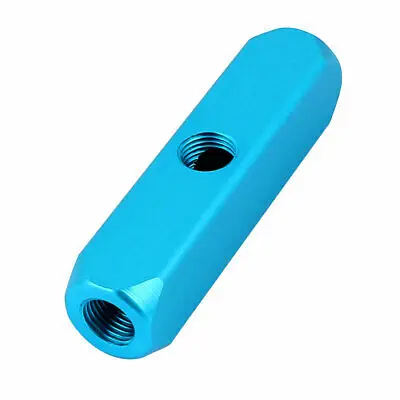 Luft Kompressor 1/4BSP Gewinde 6 Ports 3 Weg Pneumatische Rohr Inline Verteiler Block