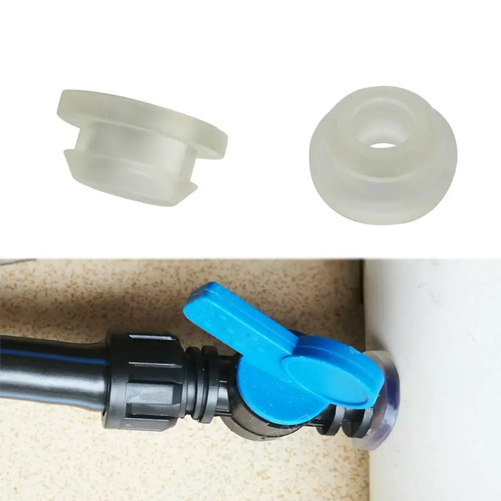 16mm Sealing Gasket Transparent Drip Micro Irrigation Tap Rubber Rings Hose Repair Connectors Connector Rubber Seal Rings 40Pcs