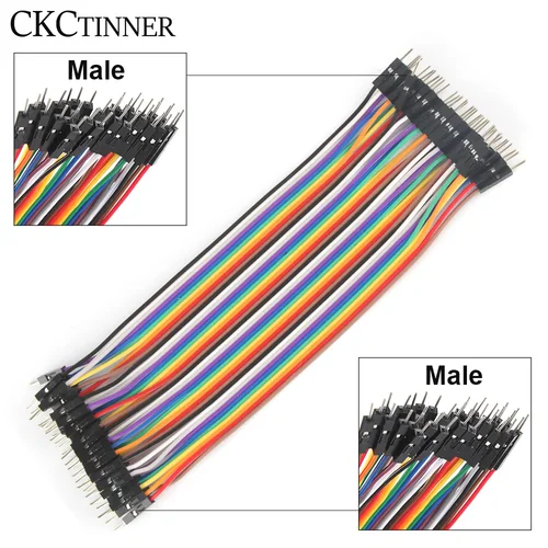 Imagen 2 del producto Cable Dupont Line de 40 Pines, 10cm, 20cm, 30cm, macho a macho, hembra a hembra, Cable de puente Dupont para KIT de bricolaje de PCB