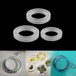 1Pc Bracelet Bangle Silicone 5 Styles 4 Sizes Mold Epoxy Resin Molds For DIY Jewelry Making Finding Tool Supplies Accessories
