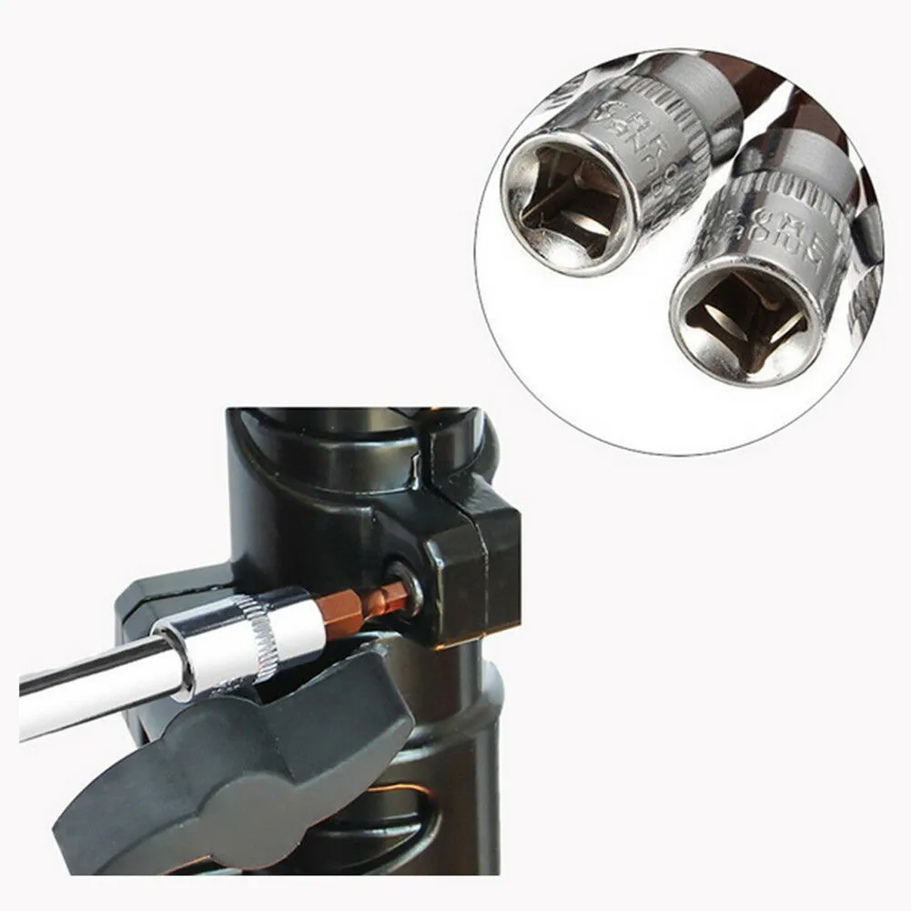 1Pc 1/4 Inch Drive Hex Bit Sockets Set Allen Key Ratchet Drive Adapter Socket Wrench Car Hand Tools H3 H4 H5 H6 H7 H8 Hand Tool