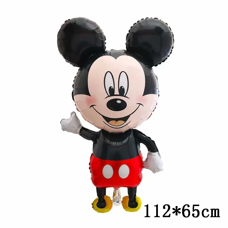 Khổng Lồ Mickey Minnie Mouse Bóng Hoạt Hình Disney Viền Bóng Cho Bé Trang Trí Tiệc Sinh Nhật Trẻ Em Đồ Chơi Classic Không Khí Tặng