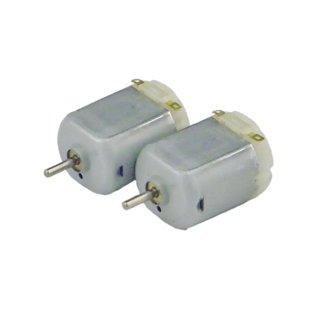 Lot of 2 ขนาดเล็ก DC 130 มอเตอร์ 3-6 V สำหรับรุ่น,พัดลม,รีโมทคอนโทรลอุปกรณ์ 8000RPM