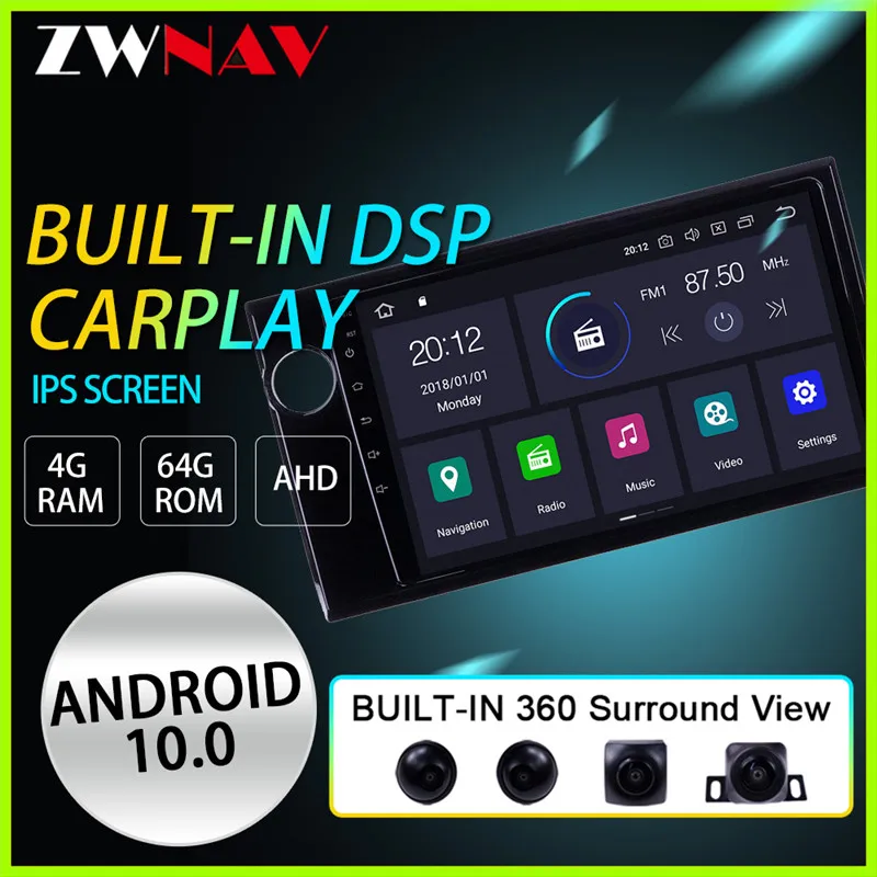 

Android 10.0 For Honda BRV LHD 2015 Audio 8 Core Car Radio Stereo 4+64G 360 Surround View Multimedia Player GPS Navigation