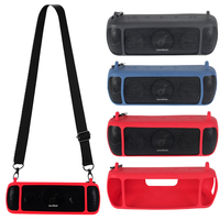 ZOPRORE Silicone Case for Anker Soundcore Motion+ Bluetooth Speaker Travel Carrying Protective with Shoulder Strap and Carabiner