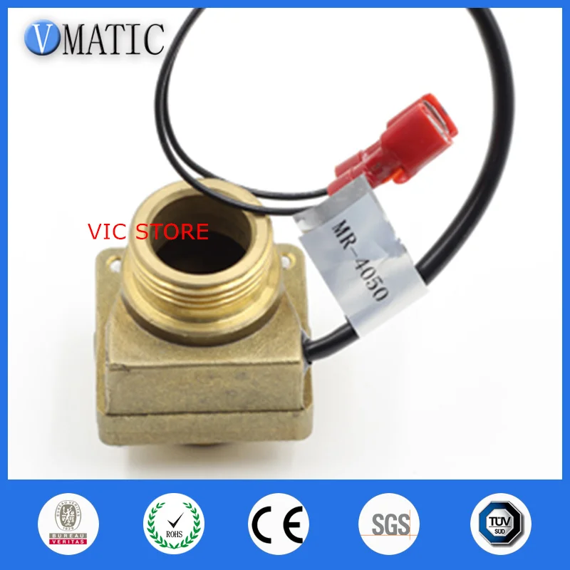 Free Shipping VC4050 Electronic Water Heater Male Thread Brass Material Liquid Flow Switch