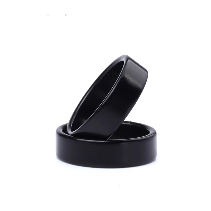 

1 Pcs Black Strong Magnetic Magic Ring Magnet Coin Magic Tricks Finger Decoration Magician Ring 18/19/20/21MM Size B1028