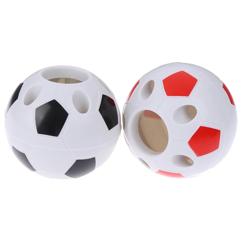 1pc Fußball Ball Geformt Zahnbürste Stift Bleistift Halter Desktop Rack Student Geschenk