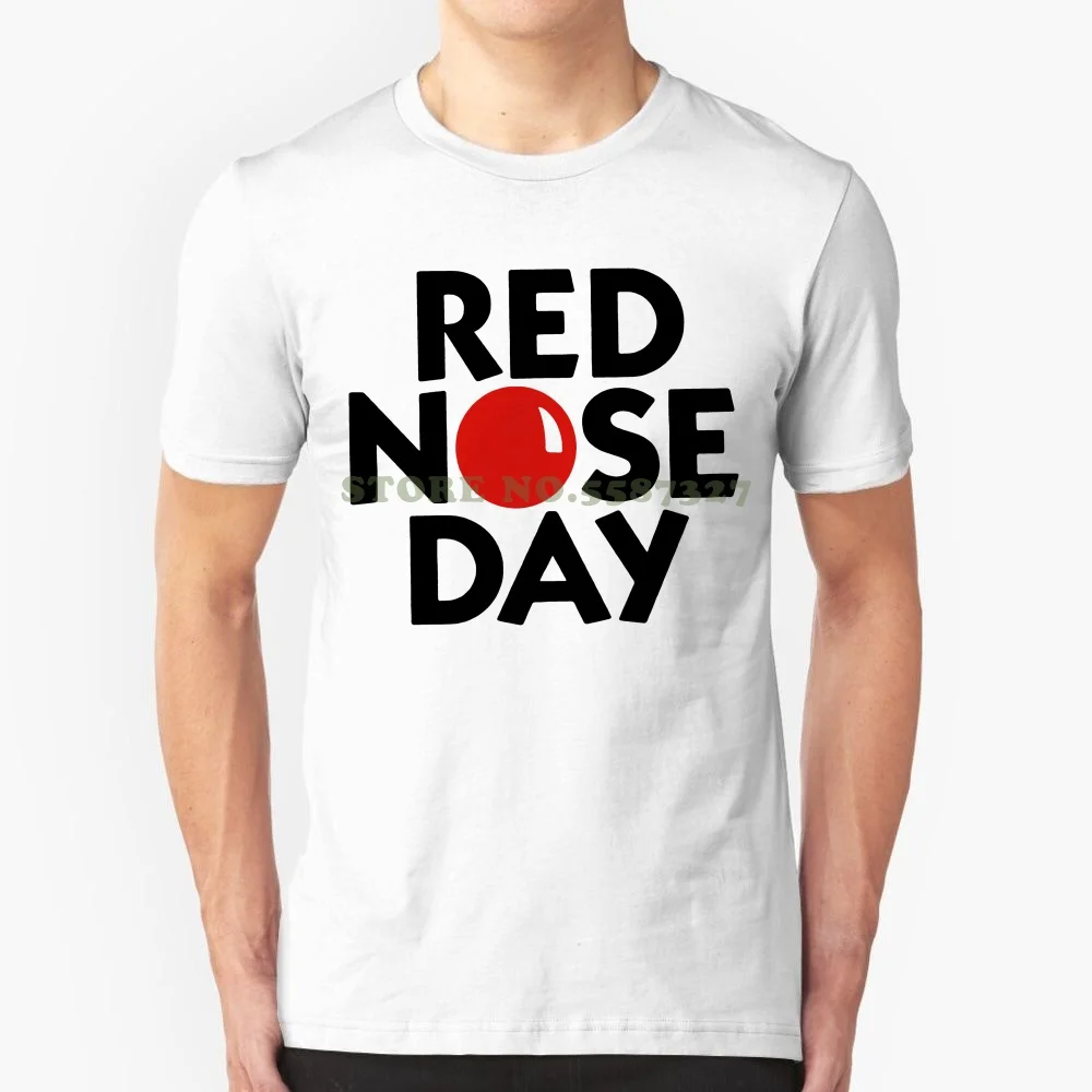 Red Nose Day Comic Relief Top Design T Shirt Men Unisex Women Fitted Gift New Arrival Summer Style