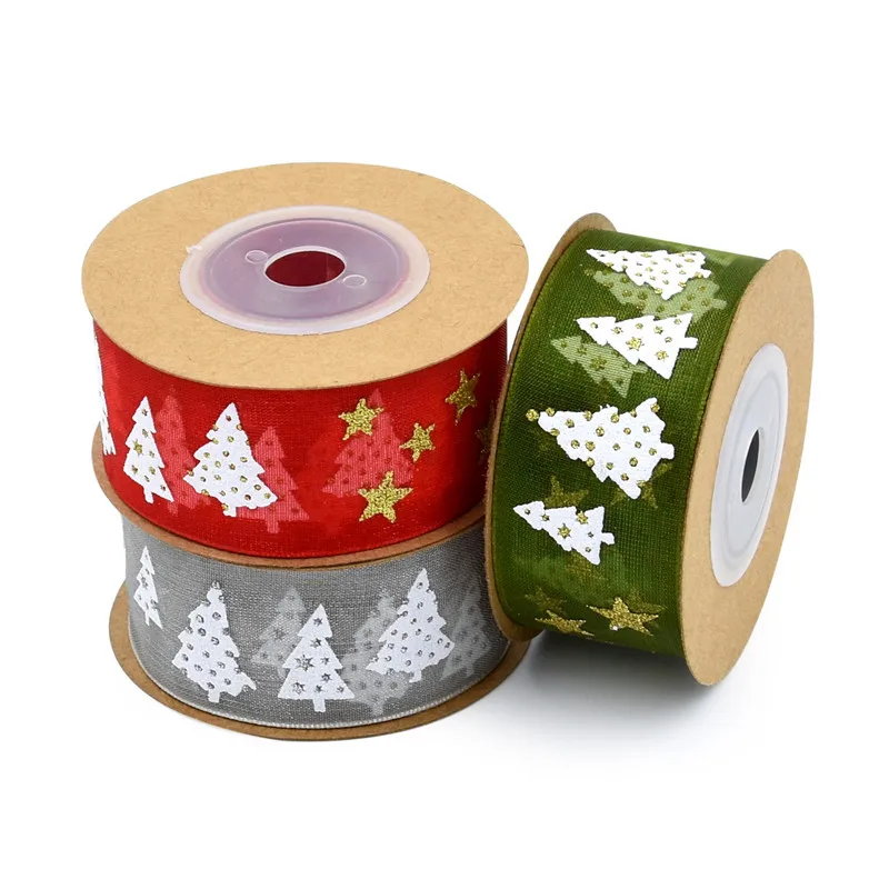 

New Fashion Christmas Ribbon, Ribbons for crafts Christmas Decorations Halloween Ribbon,Christmas tree ribbon