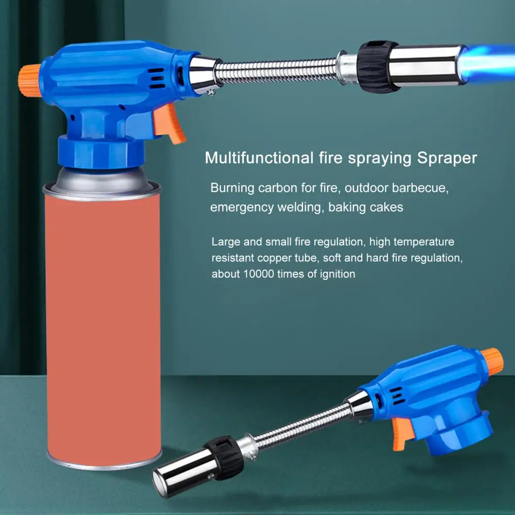 Universal Fire Conversion Torch  Strong Power Outdoor Supplies Metal Gas Torch  Adjustable Flame Welding Gas Torch