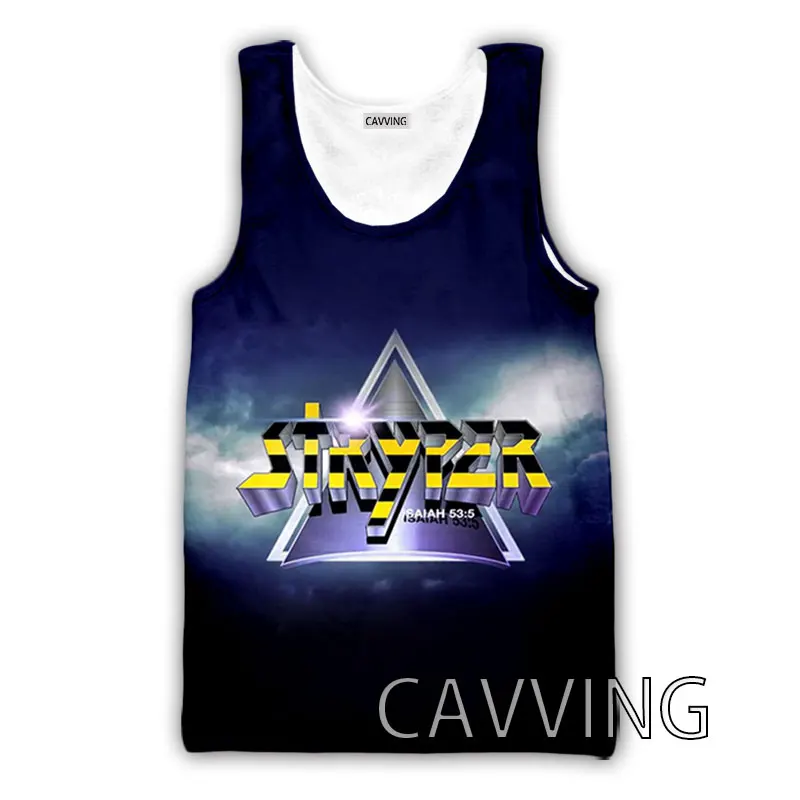 CAVVING 3D Printed  Stryper  Rock  Tank Tops Harajuku Vest Summer Undershirt Shirts Streetwear for Men/women   V01