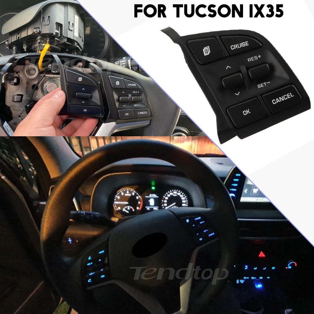 

Для Tucson TLC IX35 1,6T/2,0 рулевое колесо правый пульт дистанционного управления Bluetooth круиз-контроль громкость многофункциональная кнопка 96720D3210 автомобиль