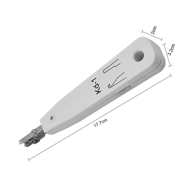 OULLX Wire Stripping Strippe RJ11 RJ45 Telecom Phone Wire Cable Punch Down Network Tool Kit Crimping Tool Krone Lsa-plus KD-1