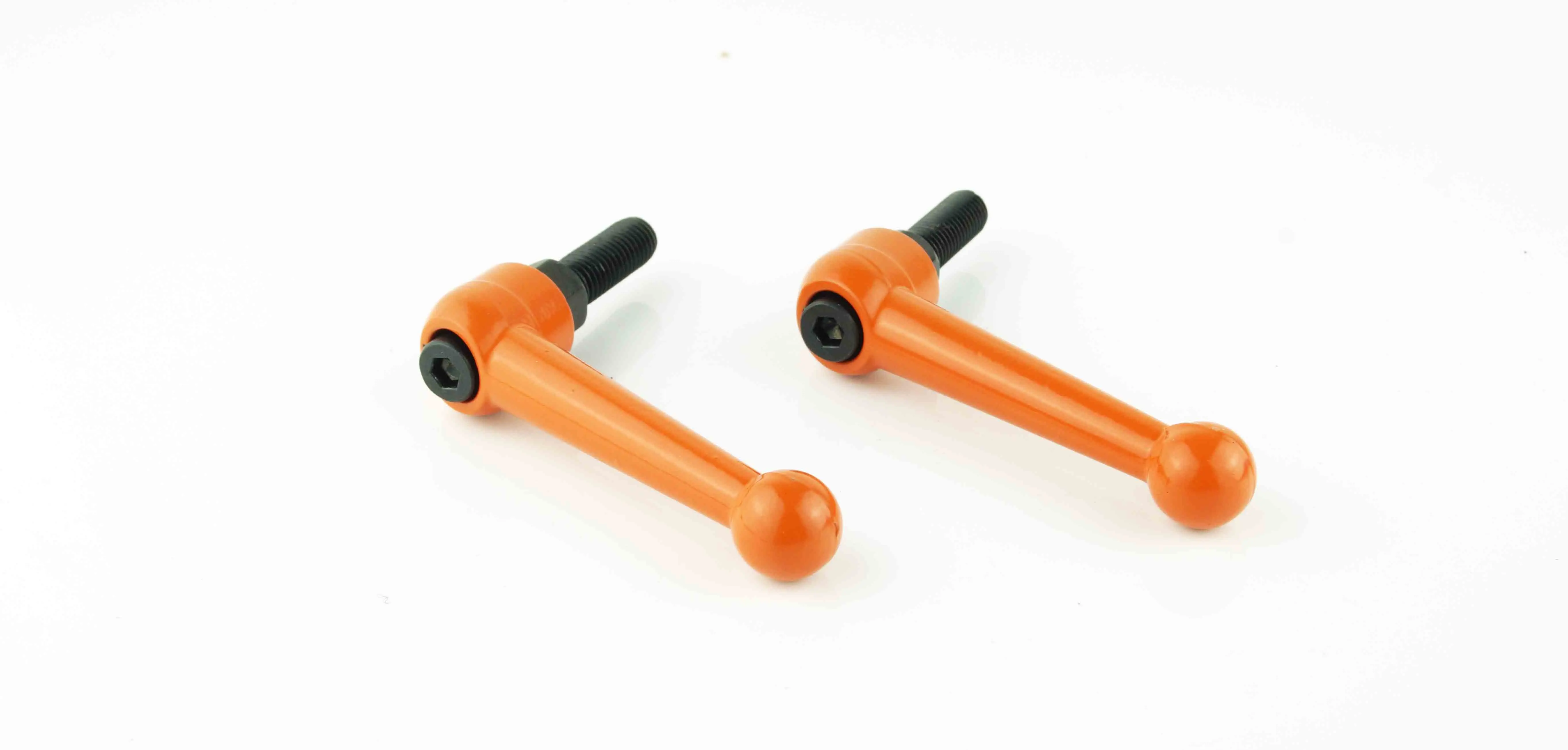 M10 Black Orange Solid Adjustable Handle Clamping Tension Lever Arm