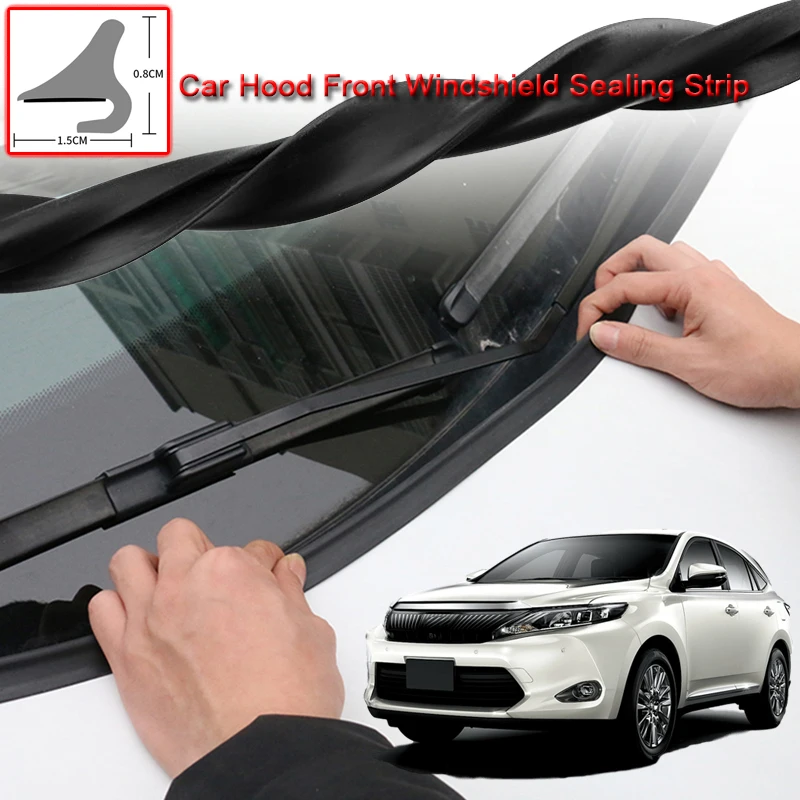 

For Toyota Harrier 2014-2020 Car Seal Strip Windshied Spoiler Filler Protect Edge Weatherstrip Strips Sticker Auto Accessories