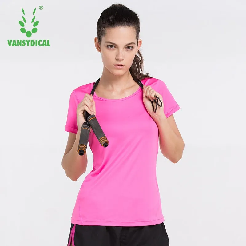 

Women Running Quick Dry Shirt Short Sleeve Summer Tops Breathable Polyerster Tees Fitness Yoga Clothes Ladies Sportswear