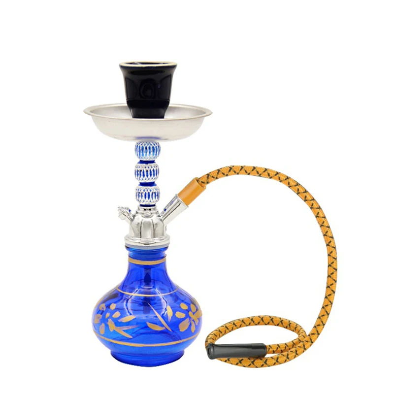 Small Smoking Water Pipe Mini Hookah Portable Shisha Bottle Little Shesha Device Handy Nargileh Chicha Hookha For Flavor Tobacco