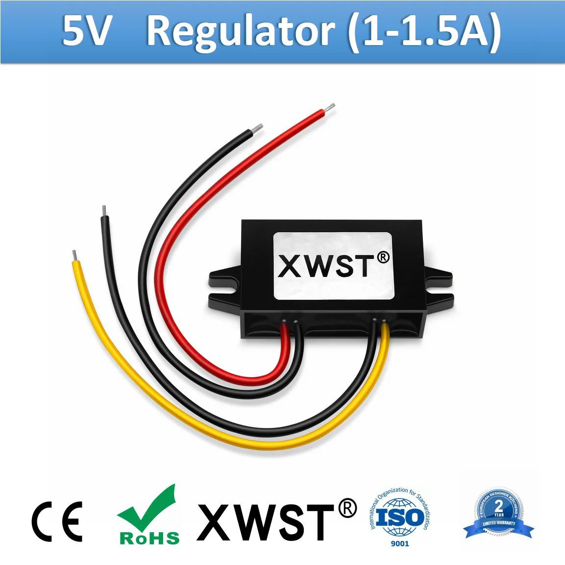 DC to DC Converter Output 5Volts Regulator 12V 24V 36V 48V 60V 72V 80V 85V to 5V 1A 1.5A Mini Step-down Power Converter