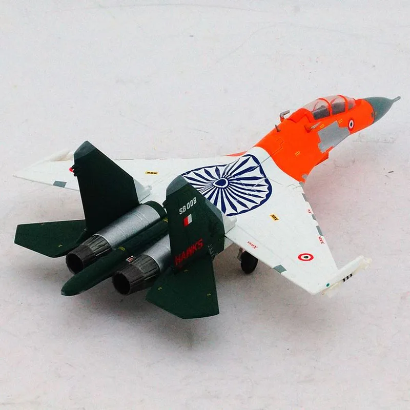 Diecast 1/200 Scale SU30 MK I Simulation Alloy Airplane Model Three-color Painting Souvenir Ornaments Collection Adult Gift