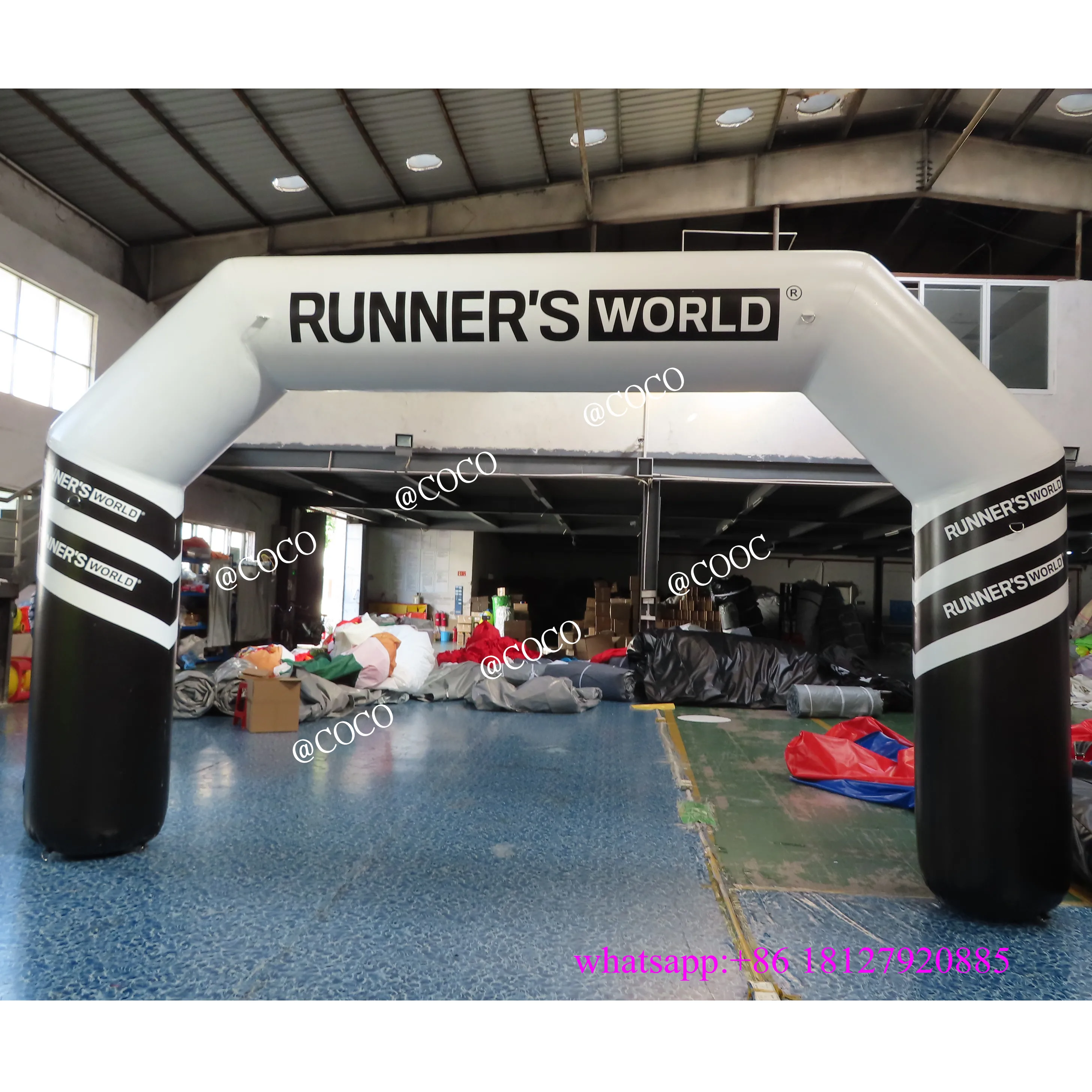 

5x3m Customized Outdoor Event Promotional archway airtight inflatable entrance arch advertising arch