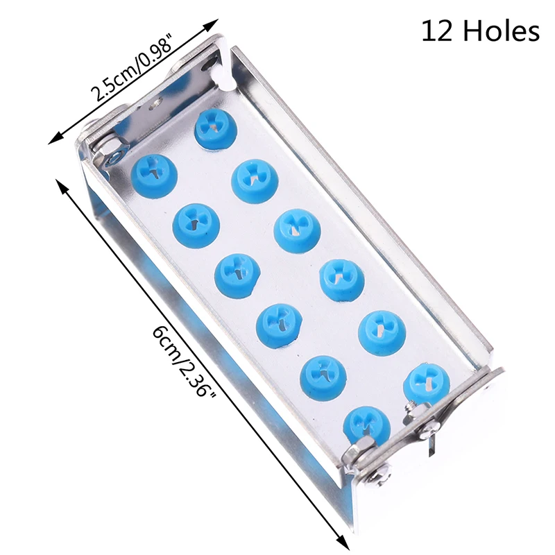 Dental Disinfection Box Autoclave Sterilizer Case Burs Endo Files Holder For Burs Dentist Instrument New 8/12/30 Hole