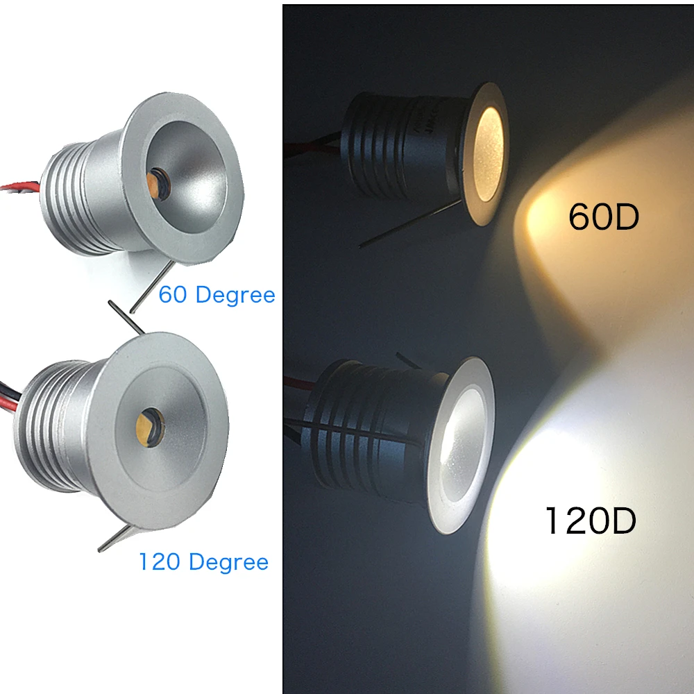 IP65 1W Mini LED Spotlight DC12V Indoor Dimmable Downlight 25MM Focos Ceiling Spot Lamp Corridor Stair Cabinet Gazebo Lighting image 5